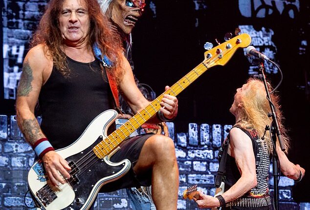 Iron Maiden (pictured) are heading to Australia later this year. And the English heavy metal rock band is telling their fans to leave their mobile phones at home