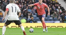 Lewis Ferguson played the entire 90 minutes but was unable to help Scotland click into gear