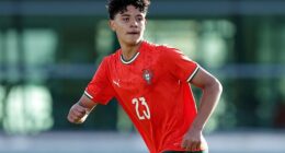 Cristiano Ronaldo Jr trained with Real Madrid's academy on Tuesday ahead of a future move