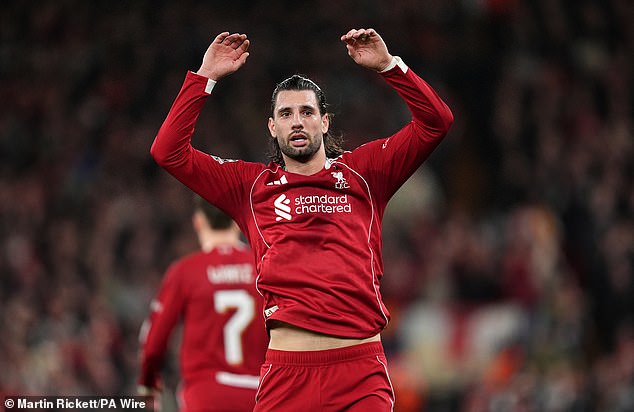 Dominik Szoboszlai led Liverpool's comeback to reach the Champions League quarter-finals