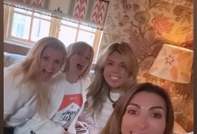 Luisa Zissman had margaritas with Carrie Johnson on Wednesday after jetting back to the UK following the escalating conflict in Dubai