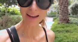 Luisa Zissman has shared the latest update from the situation in Dubai as she assured her followers 'everything is fine' while out walking her dog on Wednesday