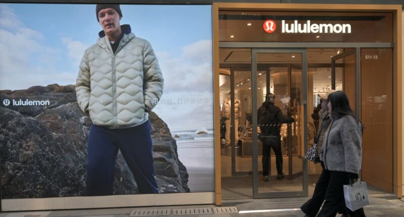 Lululemon’s stock falls, as a weak outlook underscores the need for a transformation