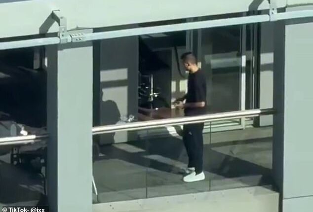 Rodri has been filmed flying his drone from the balcony of his penthouse suite in Manchester city centre, prompting concerns from residents over their privacy, according to The Sun