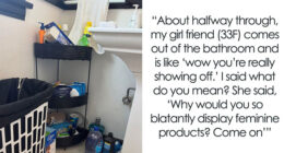 Man Stashes Midol And Tampons In Bathroom For Friends, One Guest Starts Drama Over Virtue Signaling