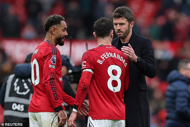Michael Carrick has to fit five attackers in just four starting spots in his Manchester United XI