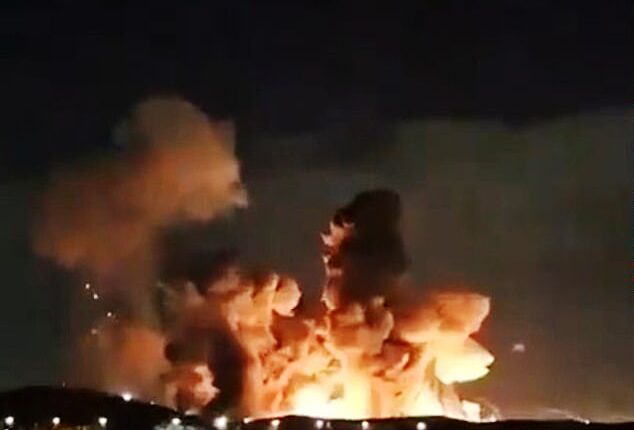 The US and Iran traded blows late Monday, as Iranian drones hit a huge Kuwaiti oil tanker near the Strait of Hormuz, while the Americans bombarded an Iranian ammunition depot