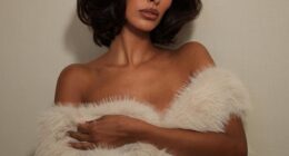 Maya Jama sent temperatures soaring as she ditched her glamorous BRITs dress and posed nude in just her fur stole on Saturday night