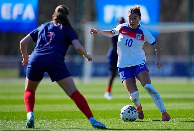Erica Meg Parkinson, 17, has been handed a shock call-up to Sarina Wiegman's Lionesses squad for their upcoming World Cup friendlies against Spain and Iceland