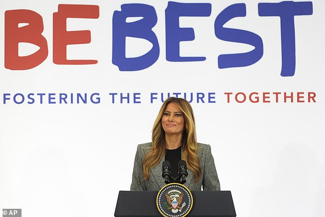 First Lady Melania Trump addressed the Fostering the Future Together Global Summit at the UA State Department, building on a vision she originally shared during the 80th United Nations General Assembly