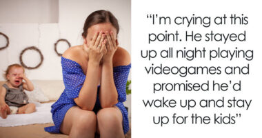Mom Comes Back From 10-Hour Shift To A Total Mess, Baby Screaming And Son Panicking While Husband Is Asleep