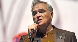 Morrissey, 66, has cancelled his concert in Valencia due to sleep deprivation after being left in a 'catatonic state' by noise during the city's Las Fallas festival (seen in 2023)
