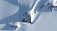Independent researcher Jay Anderson spotted the ice-covered structures on Google Earth, showing three sharply angled Antarctic peak