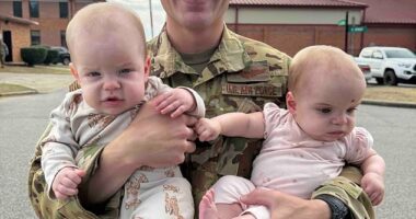 A pilot from Alabama who had recently become a dad to adorable twins has been named as one of the six US servicemembers killed this week in Operation Epic Fury