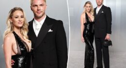 Nicholas Hoult's wife, Bryana Holly, defends busty Vanity Fair Oscar Party 2026 look