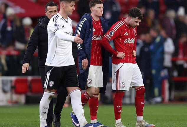 Nottingham Forest's winless streak at home continued with a 0-0 draw with Fulham on Sunday