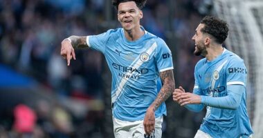 Nico O'Reilly scored twice for Manchester City as they beat Arsenal in the Carabao Cup final
