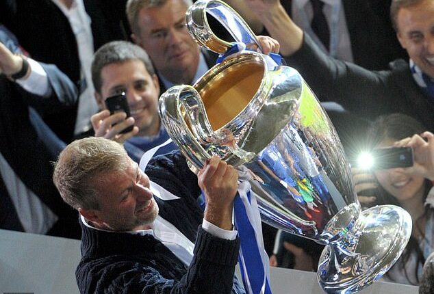 Roman Abramovich celebrates Chelsea's first Champions League triumph in 2012 - a year after the beginning of the financial chicanery which the club's new owners later self-reported