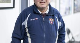 Whitehill Welfare stalwart Andrew Renwick, 82,  has been with the club for 47 years