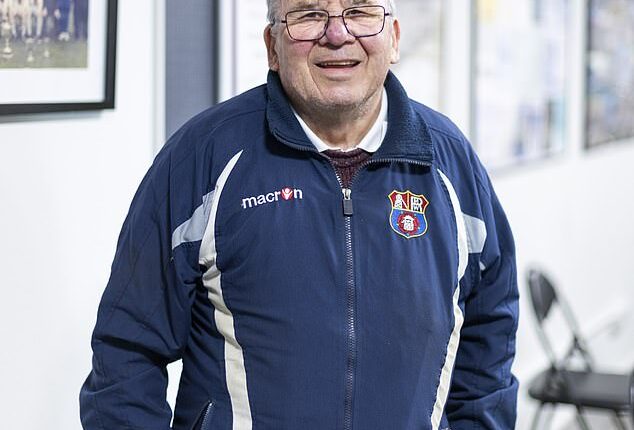 Whitehill Welfare stalwart Andrew Renwick, 82,  has been with the club for 47 years