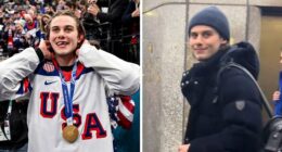 Olympic Hero Jack Hughes’ Awkward Interaction With Crowd Goes Viral