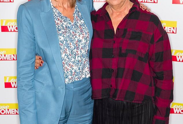 Only Fools and Horses star Gwyneth Strong (l) has revealed she is working on a new TV show that would reunite her with former co-star and close pal Tessa Peake-Jones (R) pictured 2018