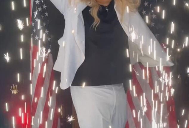 The video, captioned 'How Conservative Women in America act,' saw the 31-year-old comedian recreate and mock viral videos of Erika Kirk during her public appearances after her husband, Charlie, was fatally shot in September