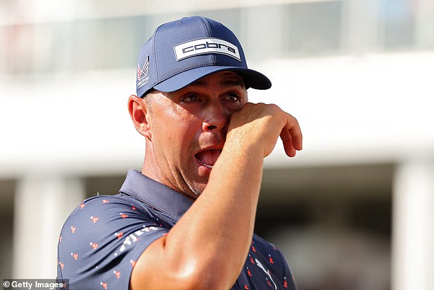 Gary Woodland wipes away tears after sealing his first PGA Tour win since the 2019 US Open