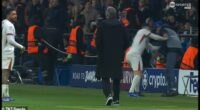 Pedro Neto escapes red card after PUSHING PSG ball boy to the floor at the end of Chelsea's 5-2 defeat in Paris
