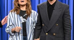 Eva Mendes and husband Ryan Gosling made a rare appearance on Thursday's episode of the Tonight Show Starring Jimmy Fallon - but fans couldn't help but notice the duo's very youthful faces