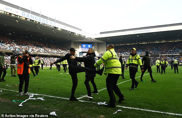 Police Scotland say officers and stewards were faced with 'extreme hostility and violence'