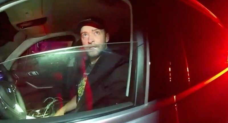 Police release video of Justin Timberlake’s 2024 drink driving arrest