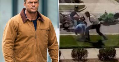 'Reacher' star Alan Ritchson threatened to run over neighbor with motorcycle before attack