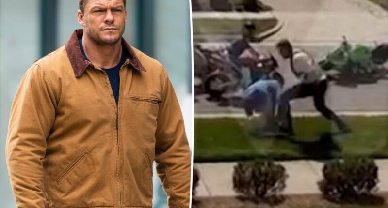 'Reacher' star Alan Ritchson threatened to run over neighbor with motorcycle before attack