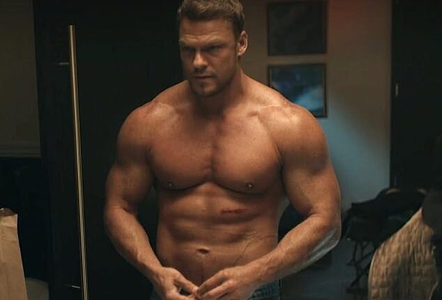 The Reacher star Alan Ritchson's rocky road to stardom after breaking boundaries as a bipolar, Christian, liberal, nomadic action hero (pictured on Reacher)