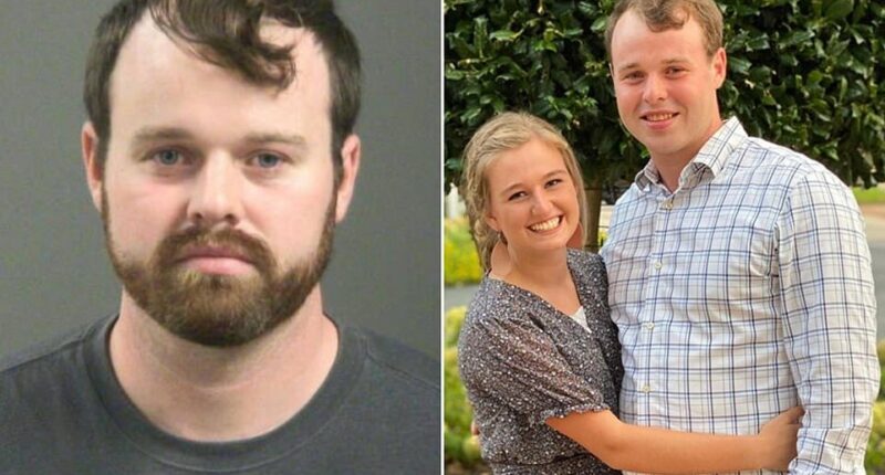 Joseph Duggar (pictured), a married father-of-four, was arrested on Wednesday in connection with allegations that he touched a nine-year-old girl on her underwear and [private parts]. Joseph, 31, the younger brother of convicted [sexual intercourse offender Josh Duggar, was arrested in connection with lewd and lascivious behavior involving unlawful sexual activity with a minor, a statement from the Bay County Sheriff's Office in Lynn Haven, Florida , announced. On Wednesday, an investigator with the Tontitown Police Department in Tontitown, Arkansas, reached out to the BCSO 'regarding a report of past sexual abuse.' An alleged victim, identified as a 14-year-old girl, told law enforcement about a series of inappropriate incidents Joseph Duggar was involved in around five years back, police said.