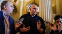John Fetterman speaks to the media at the US Capitol after a vote on March 5, 2026