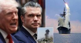 Pentagon chiefs have expressed alarm at the rate the US is burning through its stockpiles of Tomahawk missiles just four weeks into the war with Iran . The US has already launched 850 Tomahawks, each costing between $2 million and $3.6 million depending on the variant, and prized because they allow the Navy to strike targets up to 1,000 miles away without risking pilots. Concerns about the stockpiles are now being whispered within Pentagon walls due to the difficulty in manufacturing the cruise missiles. One official told the Washington Post the stockpile was 'alarmingly low.' Another said the Tomahawk supply is close to 'Winchester,' military slang for out of ammunition. Though the total Pentagon's stockpile of the munitions is a closely guarded secret, only a few hundred Tomahawks are made each year. Only 57 were purchased last year, according to the defense budget.