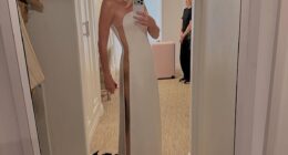 Gwyneth Paltrow seemingly hinted at what was to come after sharing the above awkward fitting photo on Instagram that said it all