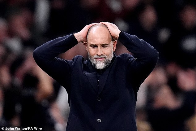 Igor Tudor has lost all of his games in charge at Tottenham, with his side slipping to a new low in Madrid on Tuesday night