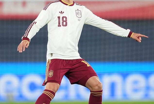 Martin Zubimendi is the latest Arsenal player to join a growing list of withdrawals from international duty - the Spaniard playing the final 13 minutes of their friendly match