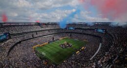 How much would you be willing to spend on a dream trip to watch England at the World Cup? (Pictured: New Jersey's Metlife Stadium, where England play Panama on June 27)