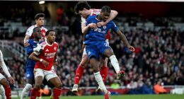 Declan Rice should have been penalised for the above handball against Chelsea