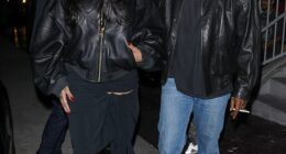 Rihanna and A$AP Rocky looked in good spirits as they enjoyed a date night at The Laugh Factory in Los Angeles on Sunday night