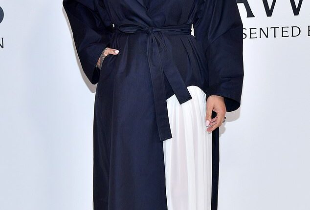 Rihanna's, 38, Beverly Hills home was targeted in a shooting on Sunday afternoon; Rihanna pictured in 2025