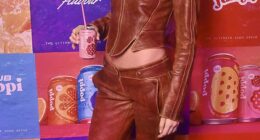 Romeo Beckham's girlfriend Kim Turnbull risked another awkward run-in with his ex Mia Regan as they both attended the Club Poppi launch in London on Thursday evening