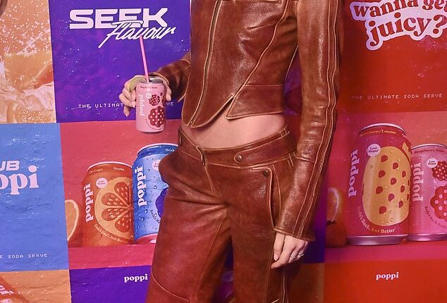 Romeo Beckham's girlfriend Kim Turnbull risked another awkward run-in with his ex Mia Regan as they both attended the Club Poppi launch in London on Thursday evening