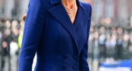 The Princess of Wales arriving Commonwealth Day Service of Celebration at Westminster Abbey