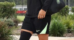 Matildas coach Joe Montemurro has dismissed concerns surrounding Sam Kerr's fitness after Australia's captain sported a knee brace in her team's last training session before the Asian Cup final