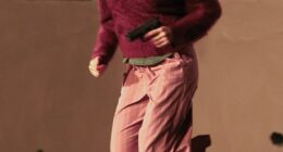 Scarlett Johansson (pictured) was spotted filming dramatic scenes for The Exorcist reboot alongside two stunt doubles in New York City on Thursday.